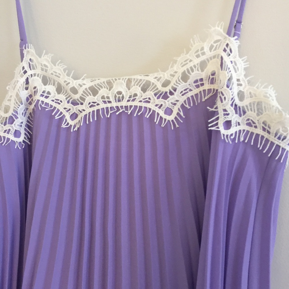 Anthropologie Pleated Slip Dress  new - Picture 6 of 8